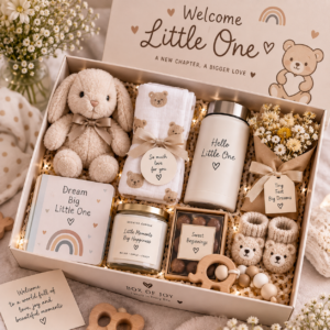Home Welcome Little One Baby Gift Box