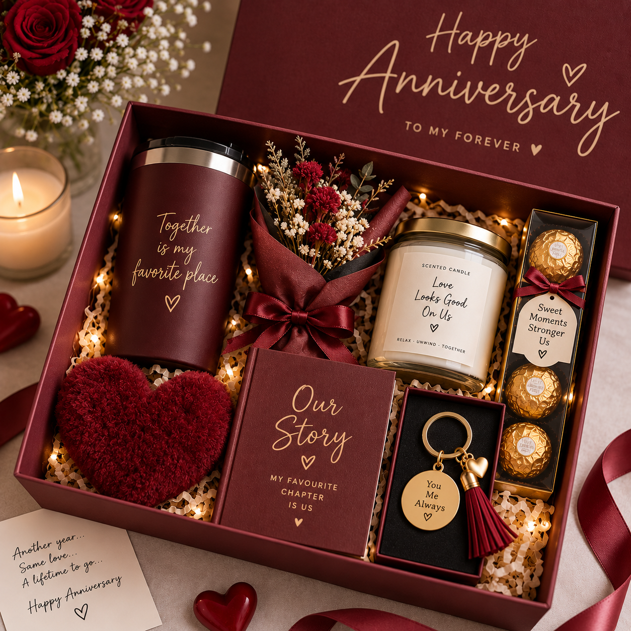 Forever Love Anniversary Gift Box
